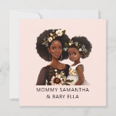 Mooie zwarte moeder en dochter (11) (Voorkant)