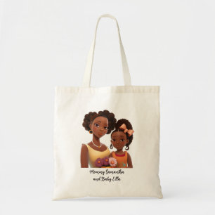 Mooie zwarte moeder en dochter (22) tote bag