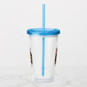 Mooie zwarte moeder en dochter (2) acryl drinkbeker (Rechts)