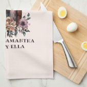 Mooie zwarte moeder en dochter (3) theedoek (Quarter Fold)