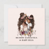 Mooie zwarte moeder en dochter (5) (Voorkant)