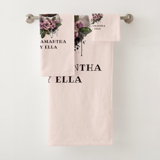 Mooie zwarte moeder en dochter (7) bad handdoek (Insitu)