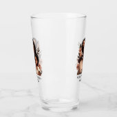 Mooie zwarte moeder en dochter (9) glas (Links)