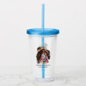 Mooie zwarte moeder en dochter acryl drinkbeker (Voorkant)