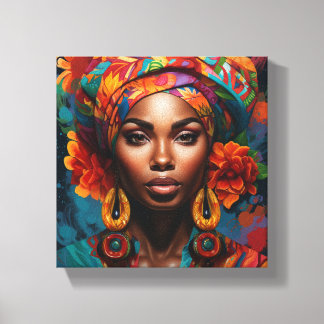 MOOIE ZWARTE MUURKUNST CANVAS AFDRUK