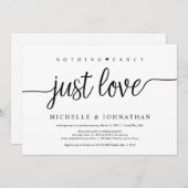 Mooie Zwarte Niets Ingewikkelds Alleen Liefde, Elo Kaart (Voorkant / Achterkant)