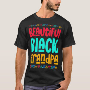 Mooie zwarte opa zwarte geschiedenis maand Afrika T-shirt