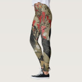 Mooie zwarte rooster leggings (Links)
