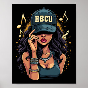 Mooie Zwarte Vrouwen Hbcu Black History Month  Poster