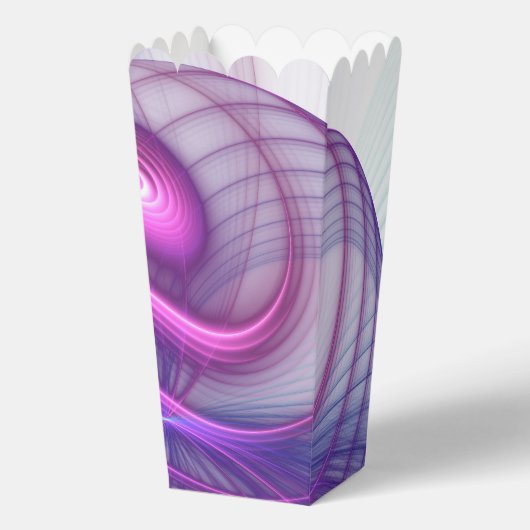 Mooie zwendelroze Abstracte fractale kunst Bedankdoosjes (Voorkant)