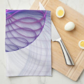 Mooie zwendelroze Abstracte fractale kunst Theedoek (Quarter Fold)