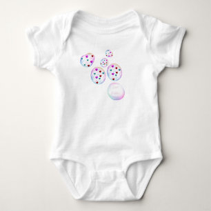 Mooie zwevende bubbels uit de liefde romper