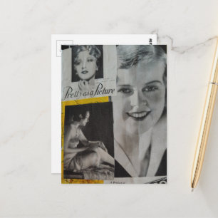 Mooier dan een plaatje vintage advertenties collag briefkaart