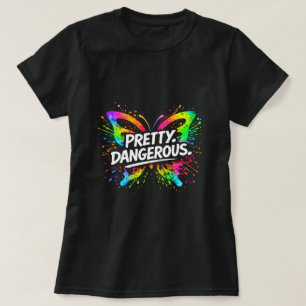 Mooier. Gevaarlijk. Vlinderhemd 0047697-FB T-shirt