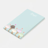 Mooisetiket voor ijsje post-it® notes (Schuin)