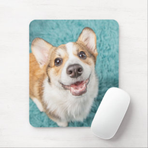 Mooiste baby dieren Schattige Corgi Puppy Lach Muismat
