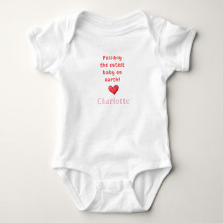 Mooiste Baby Ter Wereld & Naam, Baby Cadeau, Romper
