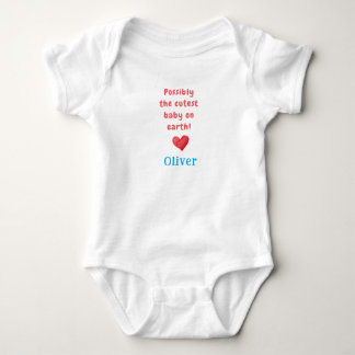 Mooiste Baby Ter Wereld & Naam, Baby Cadeau, Romper