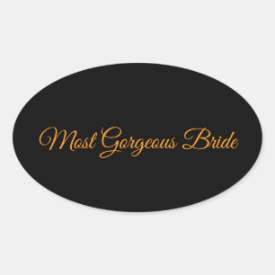 Mooiste bruid voor stickers
