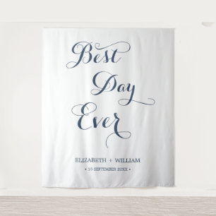 Mooiste Dag Ever Calligraphy Trouwfoto Achtergrond Wandkleed