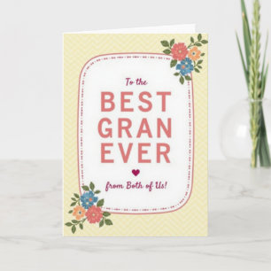 Mooiste Gran Bloemkaart Kaart