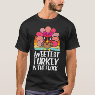 Mooiste Kalkoen In De Kudde Peuter Meisje Dankzegg T-shirt