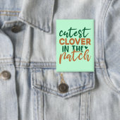 Mooiste klaver in de patch St. Patrick-60863 Button (Insitu)