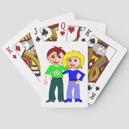 MOOISTE KOPPEL SPEELKAARTEN (Achterkant)