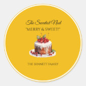 Mooiste Noel Kerstbak Label (Voorkant)