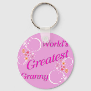 Mooiste Oma van de Wereld Sleutelhanger