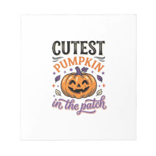 Mooiste Pompoen In De Patch Halloween Shirt Ontwer Notitieblok