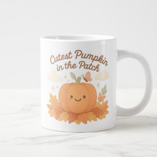 Mooiste Pompoen In De Patch Pastel Herfst Design Extra Grote Beker