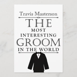 Mooiste Uitnodiging voor Jonggezellenfeest Bruideg