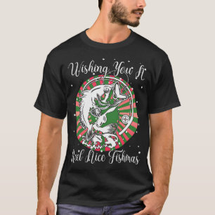 Mooiste Visser Vader Kerst Cadeau T-shirt