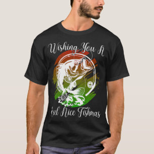 Mooiste Visser Vader Kerst Cadeau T-shirt