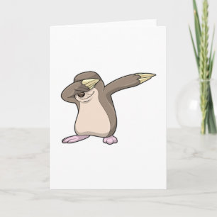 Mool bij Hip Hop Dance Dab Kaart