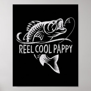 Mool Cool Pappy Visgeschenken Pappy Vaderdag Poster