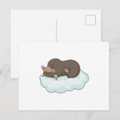 Mool in de wolken briefkaart (Voorkant / Achterkant)