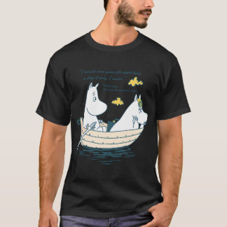 Moomin 80ste verjaardagsfeest dansscene t-shirt