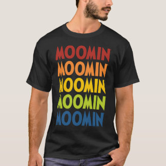 Moomin Winter Moomintroll & Snorkmeisje Dansen Sne T-shirt