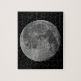 Moon almost full Puzzle Legpuzzel