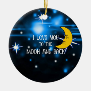 Moon and Back, populair design Keramisch Ornament