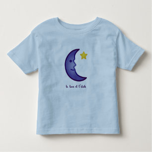 Moon and Star Toddler T-Shirt