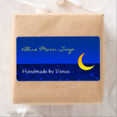Moon and Stars  Art Custom Craft Labels (Insitu)