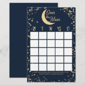 Moon and Stars Baby shower Bingo Briefpapier (Voorkant / Achterkant)