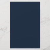 Moon and Stars Baby shower Bingo Briefpapier (Achterkant)