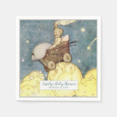  Moon and Stars Baby shower Servet (Voorkant)