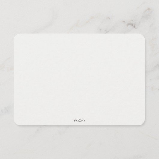 Moon and Stars Neutral Baby shower Boekaanvraag Informatiekaartje (Achterkant)