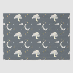 Moon and Stars Night Sky baby shower Verjaardag Tissuepapier