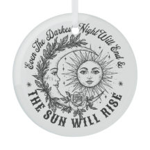 Moon and Sun Face Line Art T-shirt – hemelse rook